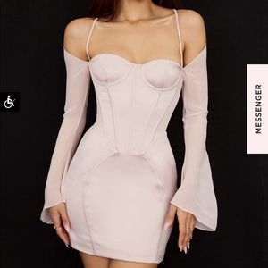 House of CB Isla Dress in Crystal Gray